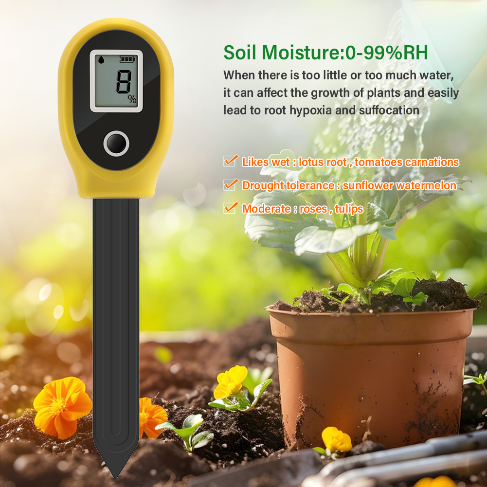 Professional Digital Soil Moisture Meter – Fast, Accurate, and High Sensitivity for Garden and Home